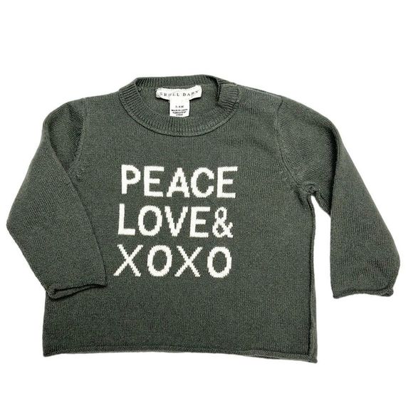 Skull Cashmere Other - Skull Baby Cashmere Olive Green  Sweater 3-6m